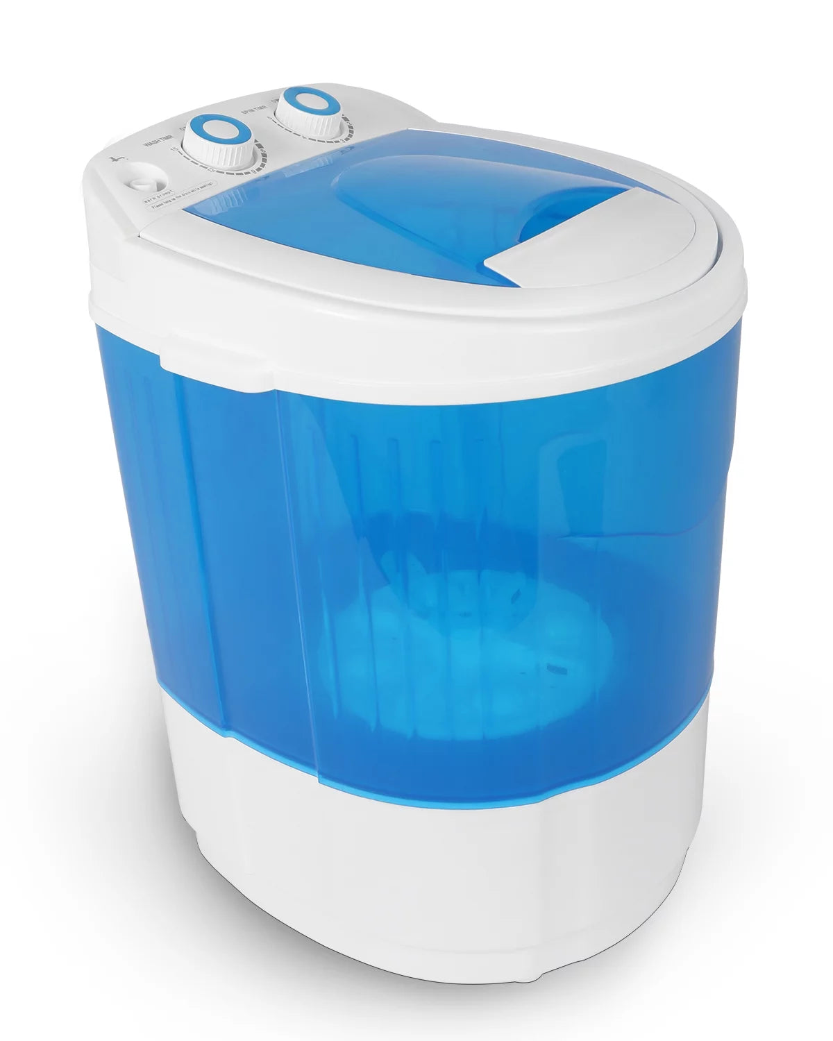 9lbs Mini Portable Washing Machine with Spiner Basket, White U282