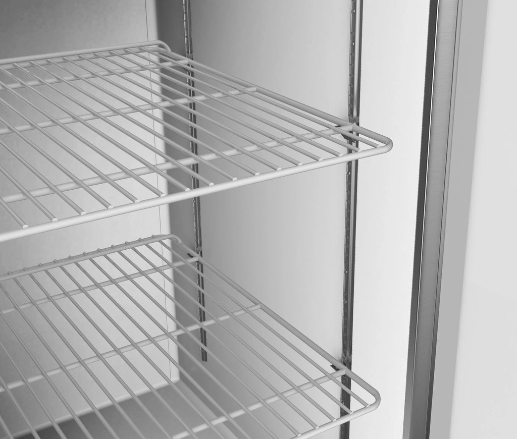 54 in Two Door Stainless Steel Reach-in Refrigerator Cooler Q547