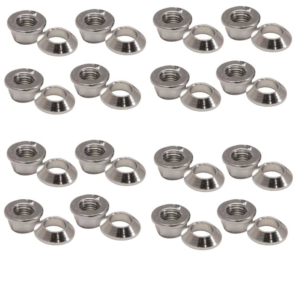 Chrome Locking Lug Nut Set 10mm x 1.25mm 16 Pack U242
