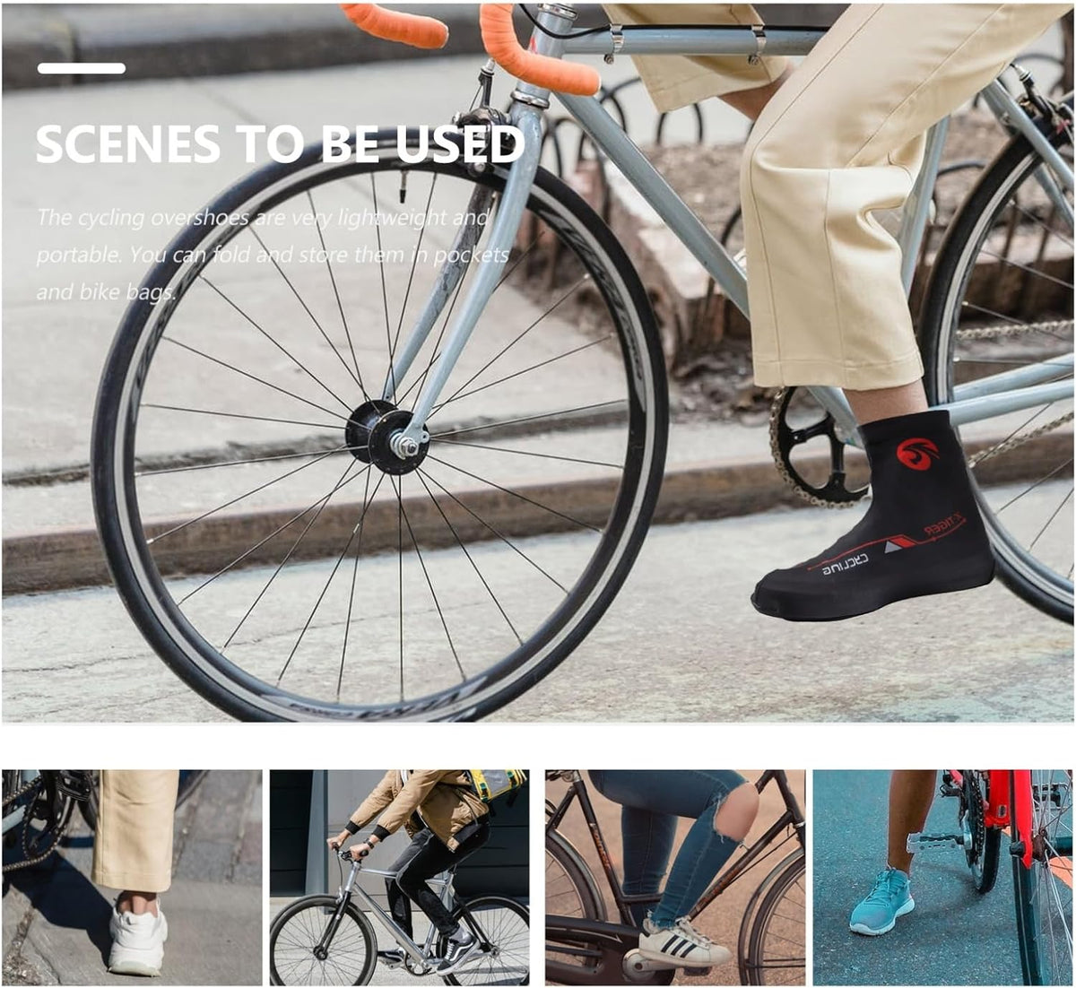 Reflective Overshoes Cycling Overshoes O95895