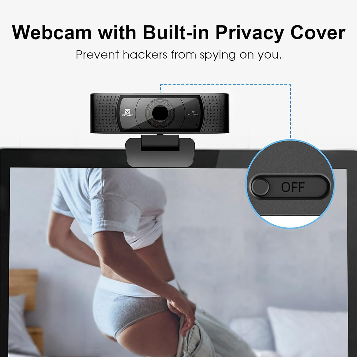 1080P Webcam with Microphone H1583