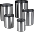 5 Piece Steel Canister Set K195