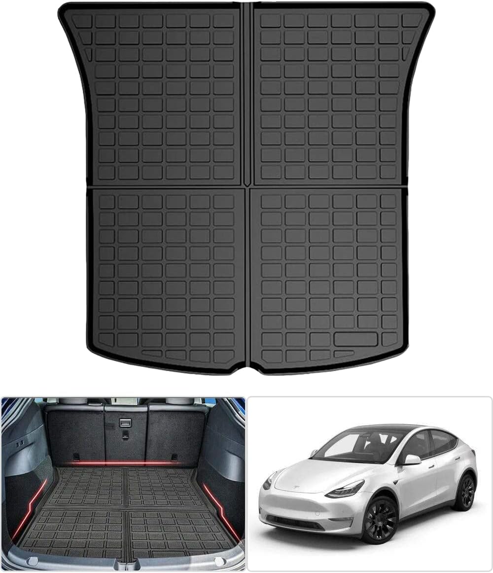 Black TPO Cargo Liners Trunk Mats Z4752