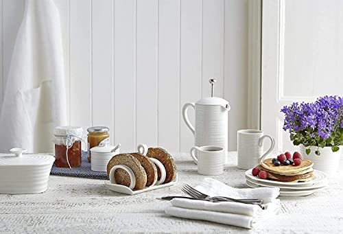 White Porcelain Covered Butter Dish E243