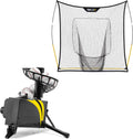 Soft Toss Pitching Machine and Vault Net Bundle H7812