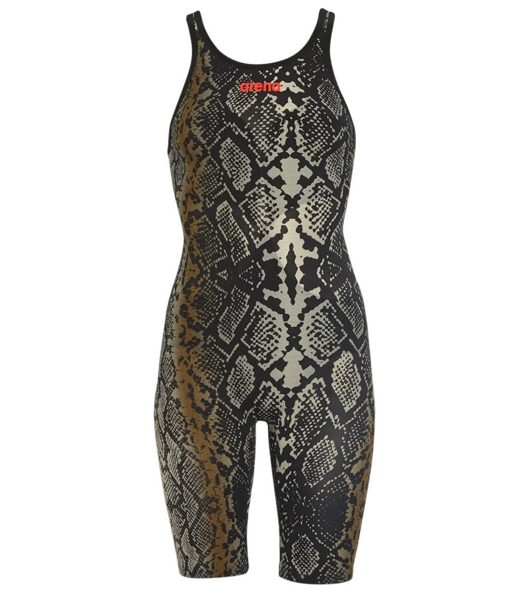 Black Open Back Swimsuit S78441