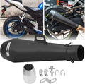 Motorcycle Slip On Exhaust Muffler Tail Pipe 51mm Universal W201