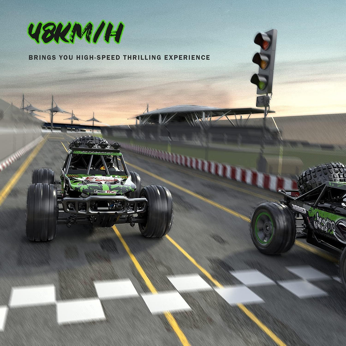1:10 Scale 4WD High-Speed Off-Road RC Truck S606