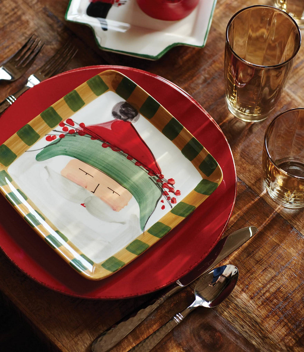 Green Square Salad Plate G616750