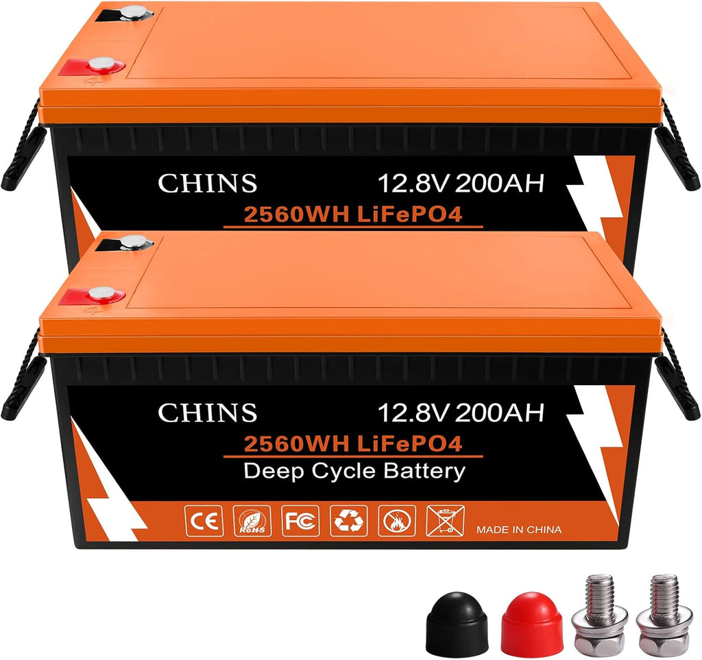 12V 100AH LiFePO4 Lithium Battery with Built-in 100A BMS V6382