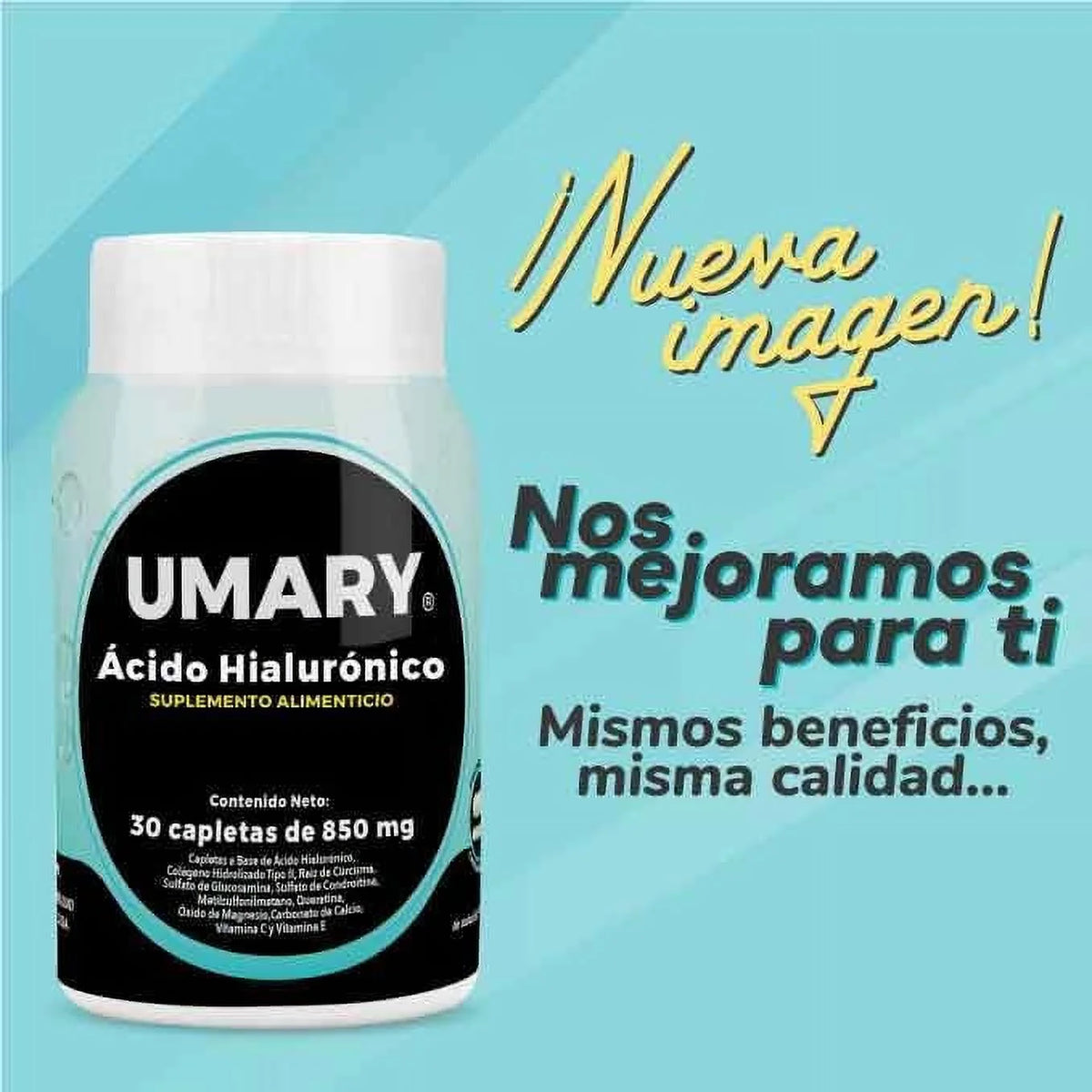30 Caplets 850 mg + Hyaluronic Acid 100 ml H393