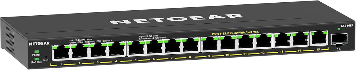 5-Port Gigabit Ethernet Unmanaged PoE Switch with 4 x PoE+ @ 83W M980679