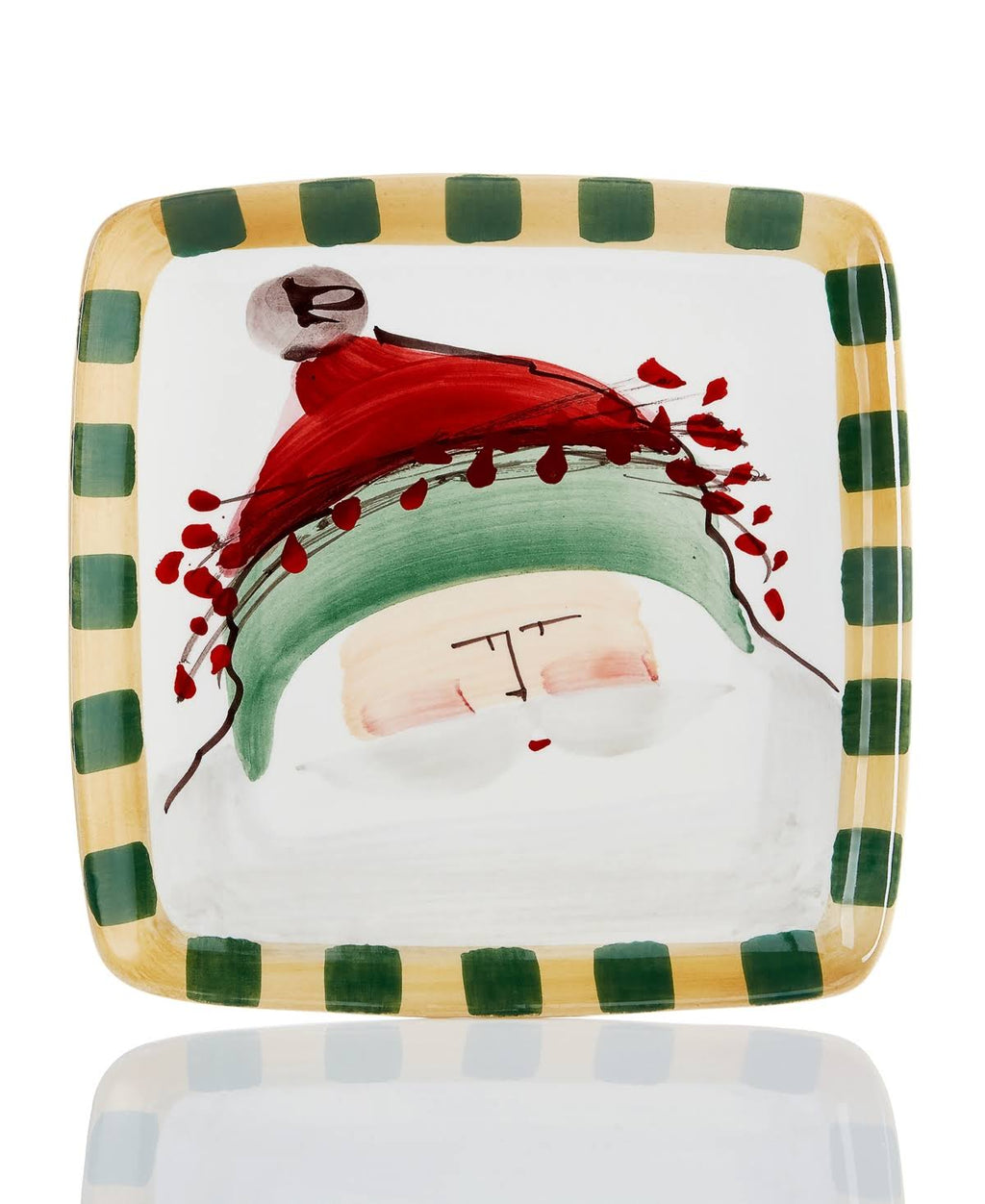 Green Square Salad Plate G616750