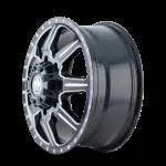 22x8.25 8x6.5x22 Black/Milled Wheel Rim G78197