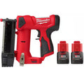 12-Volt 23-Gauge Cordless Pin Nailer with Two 1.5 Ah Compact Battery Packs N446