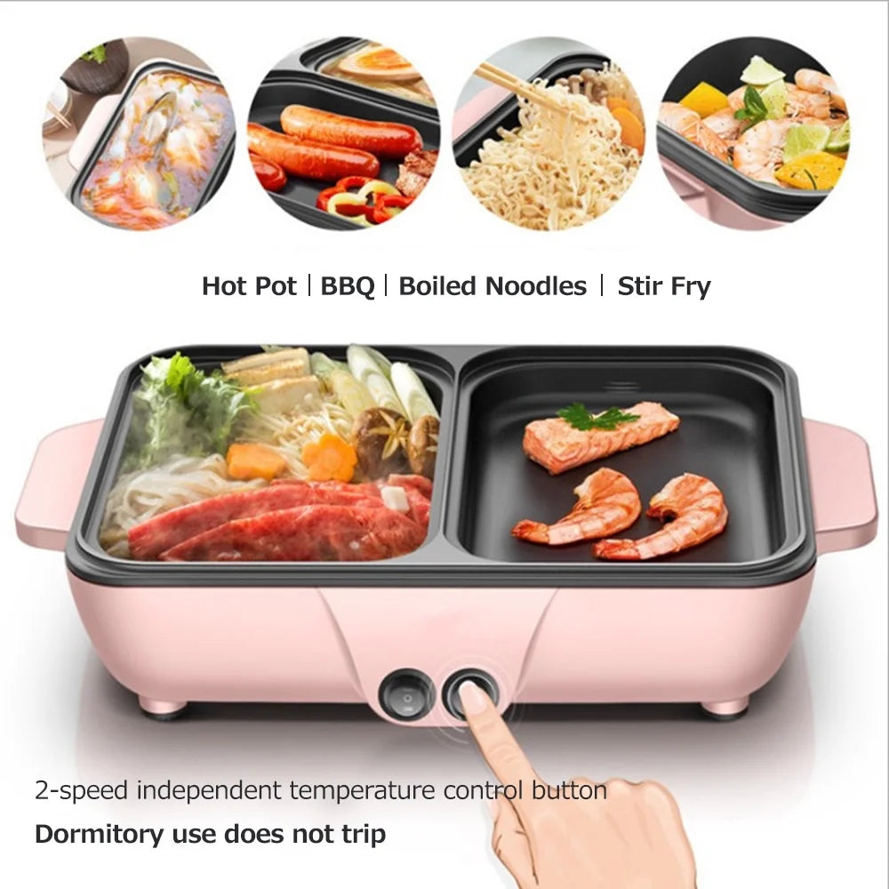 1200W Electric Grill Pan Barbecue Machine S6817