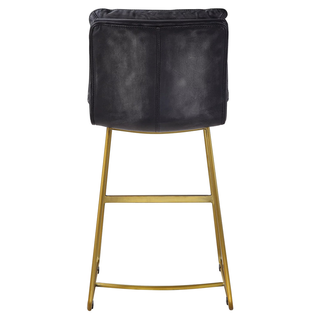 Vintage Black Counter Height Chair E799