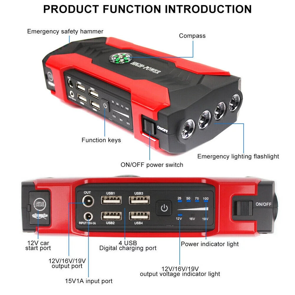 Portable 99800mAh Car Jump Starter Power Bank C219113