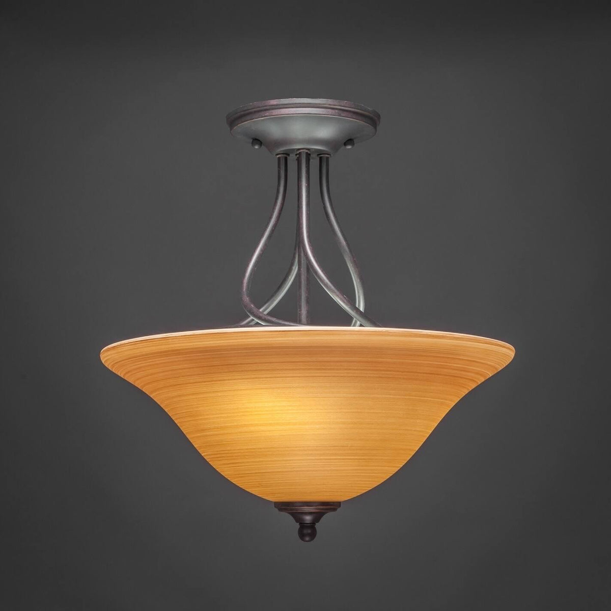 Three Light Semi-Flush Mount I410