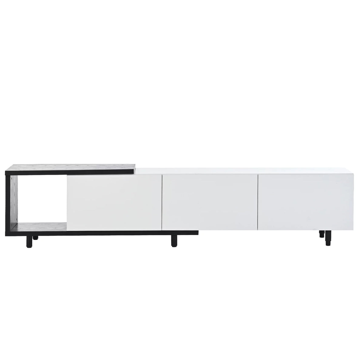 White TV Stand with 3 Storage Drawers E45393