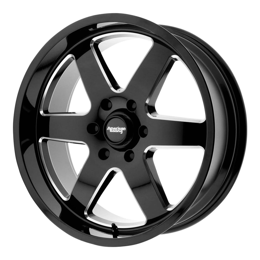 Gloss Black Milled Patrol Wheels P1597