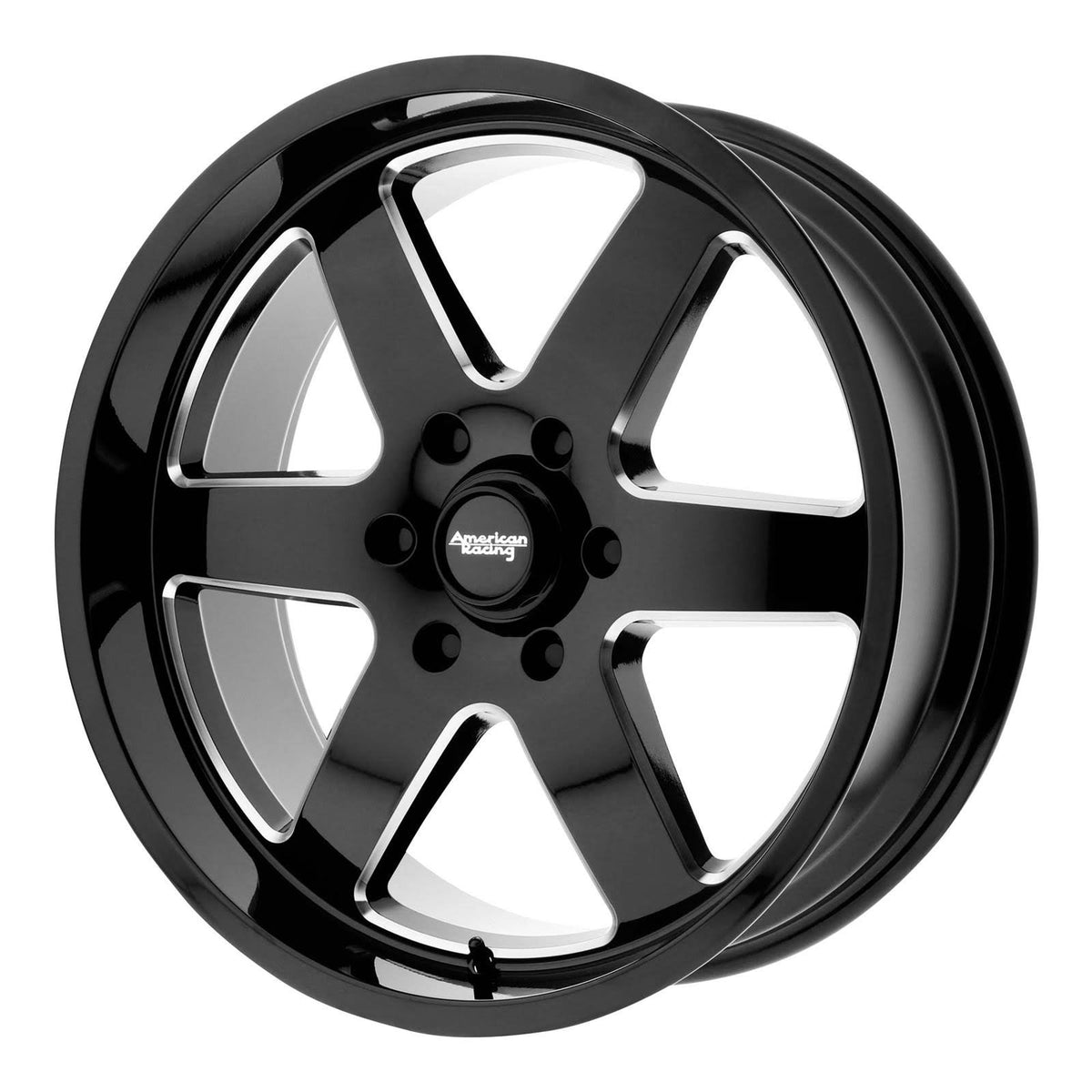 Gloss Black Milled Patrol Wheels P1597