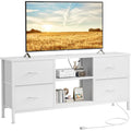 White 4 Drawer Dresser TV Stand C456695