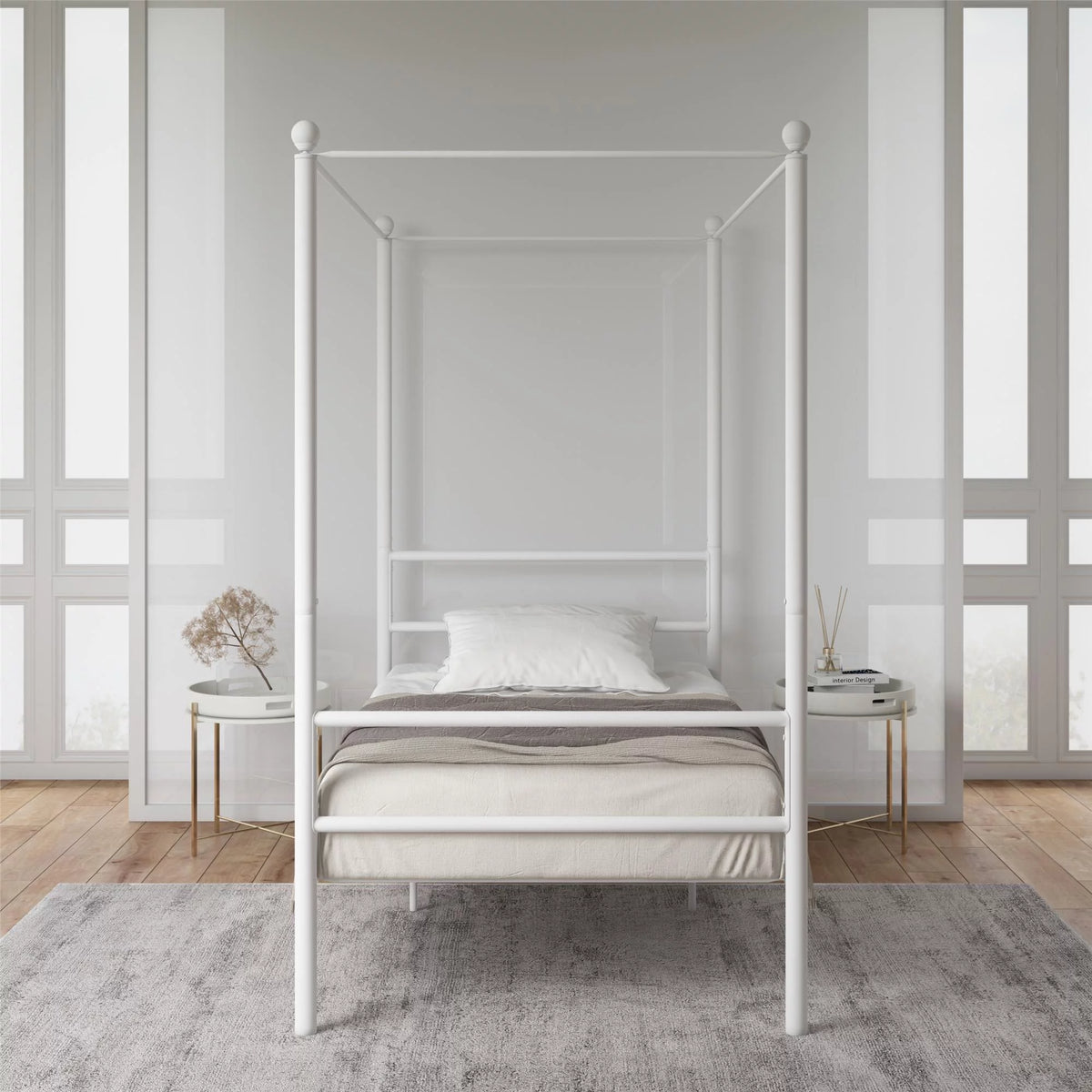 Metal Canopy Bed E32873