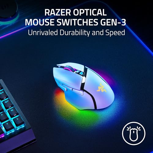 Black Wireless Gaming Mouse with HyperScroll Tilt Wheel B704271