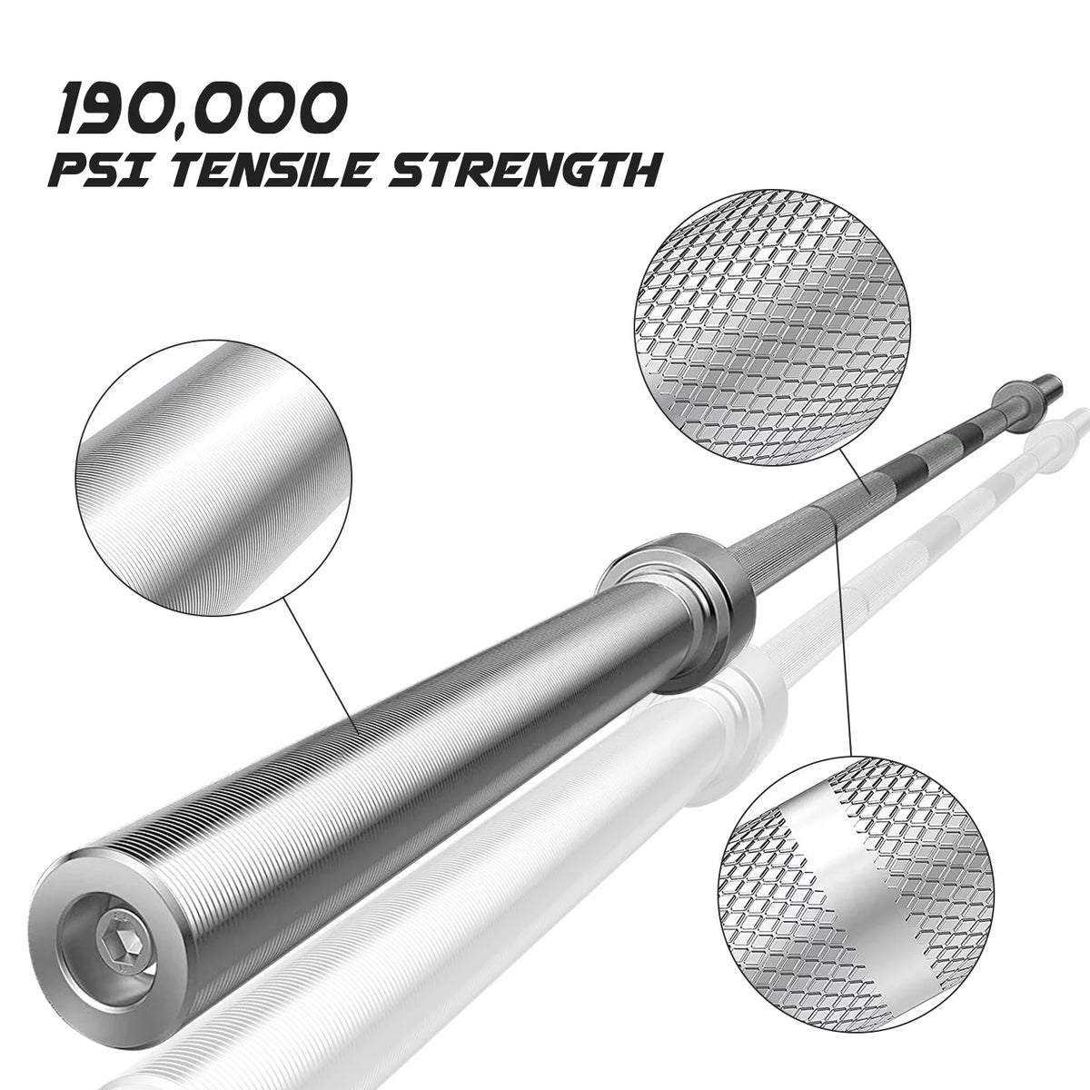 7FT Alloy Steel Olympic Barbell J3317