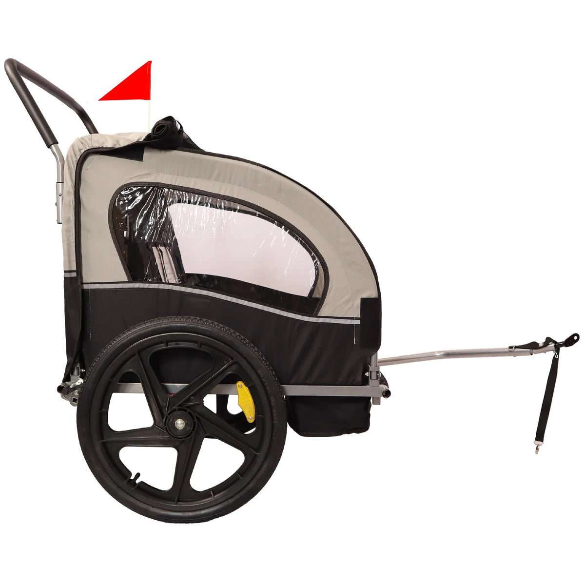Double 2 Seat Foldable Bike Trailer Stroller T62894