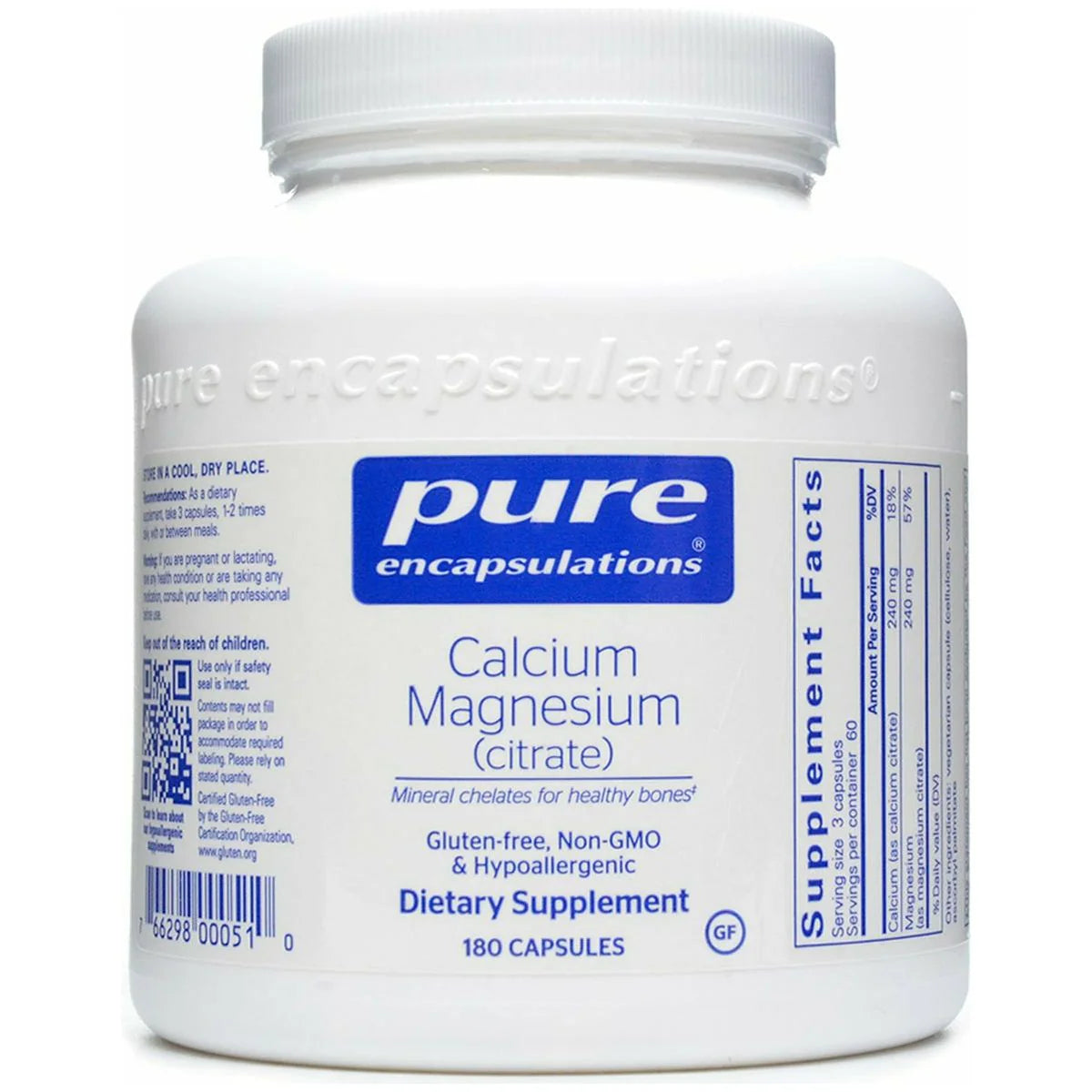 Calcium Mag citrate 80 mg 180 vcaps M41304