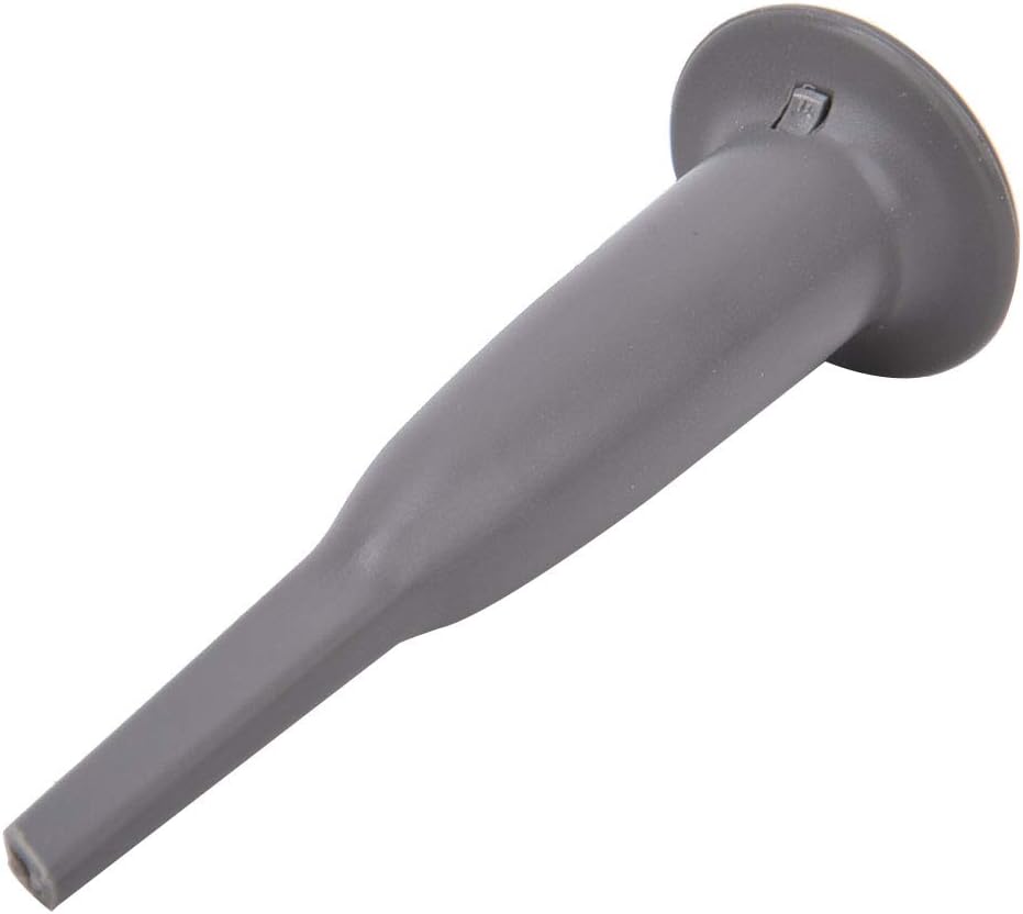 Oscilloscope Probe Cap with Hook, Gray, Pack of 2 B6463
