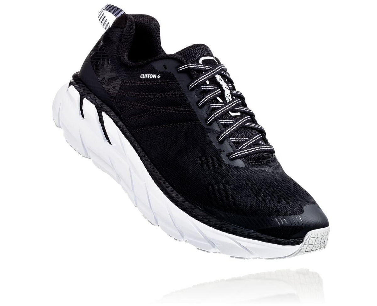 Black White Running Shoe, Size 15 Wide U75671
