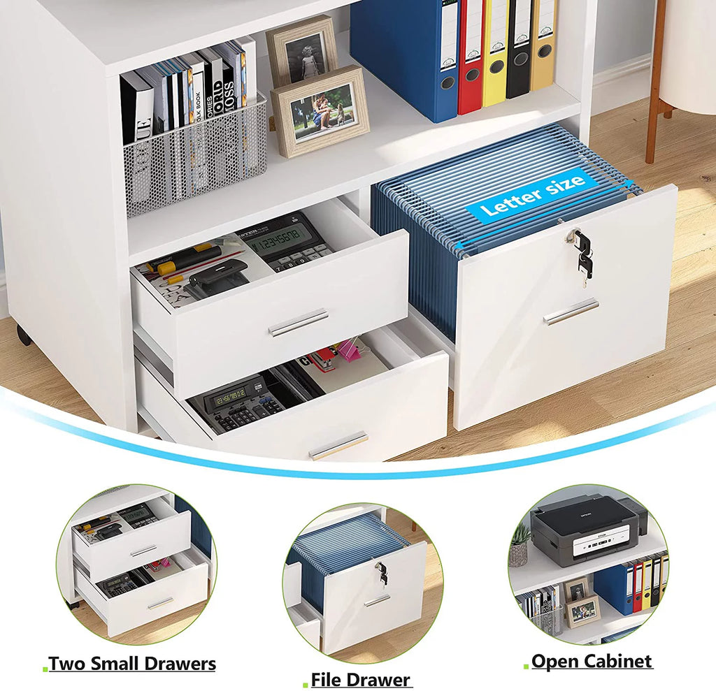 3 Drawer File Cabinet with Lock S23445
