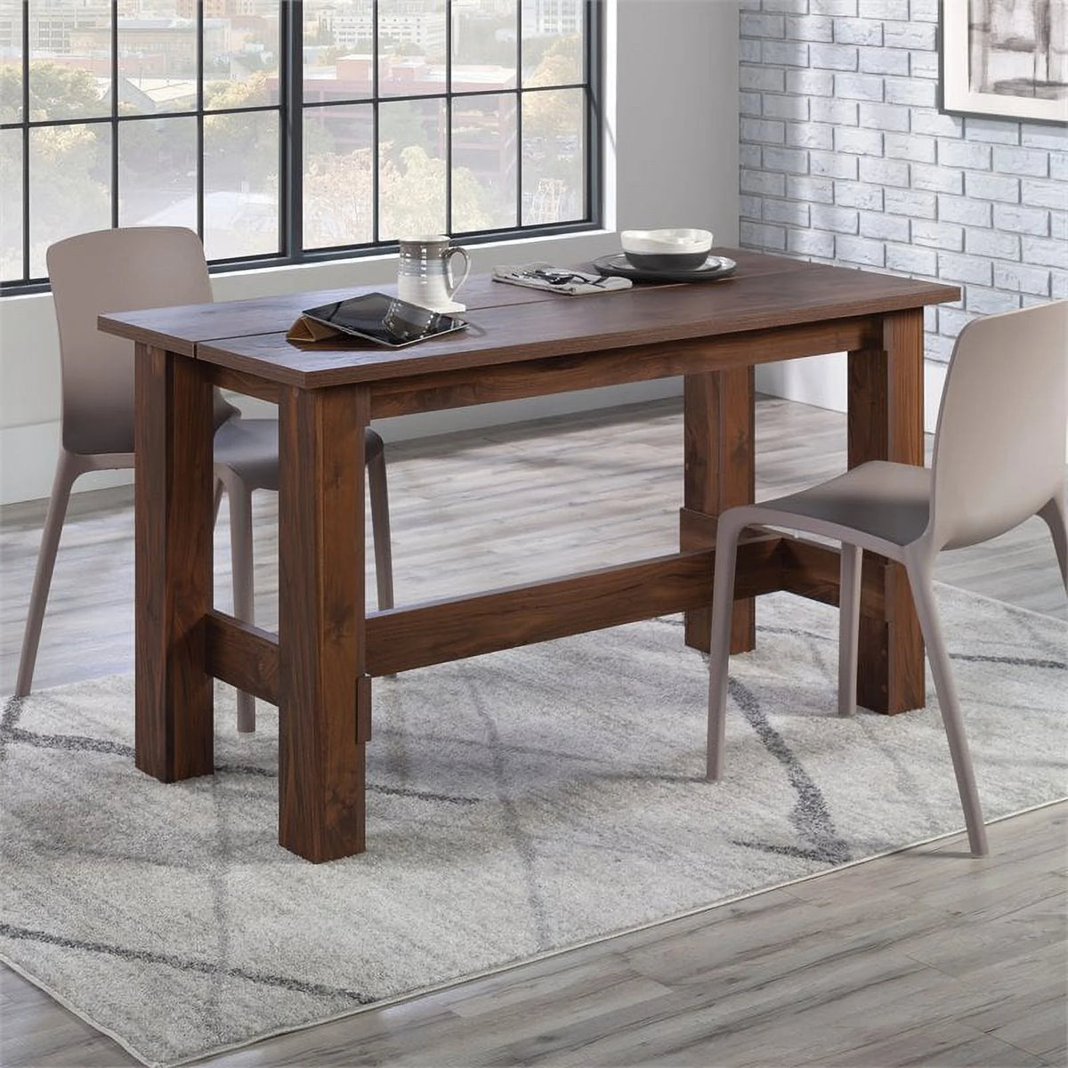 Grand Walnut Dining Table L599125