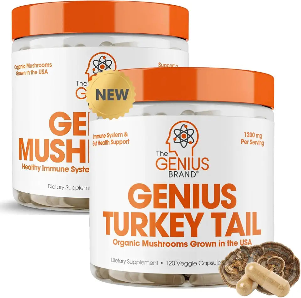Turkey Tail & Mushroom Supplement Stack V406