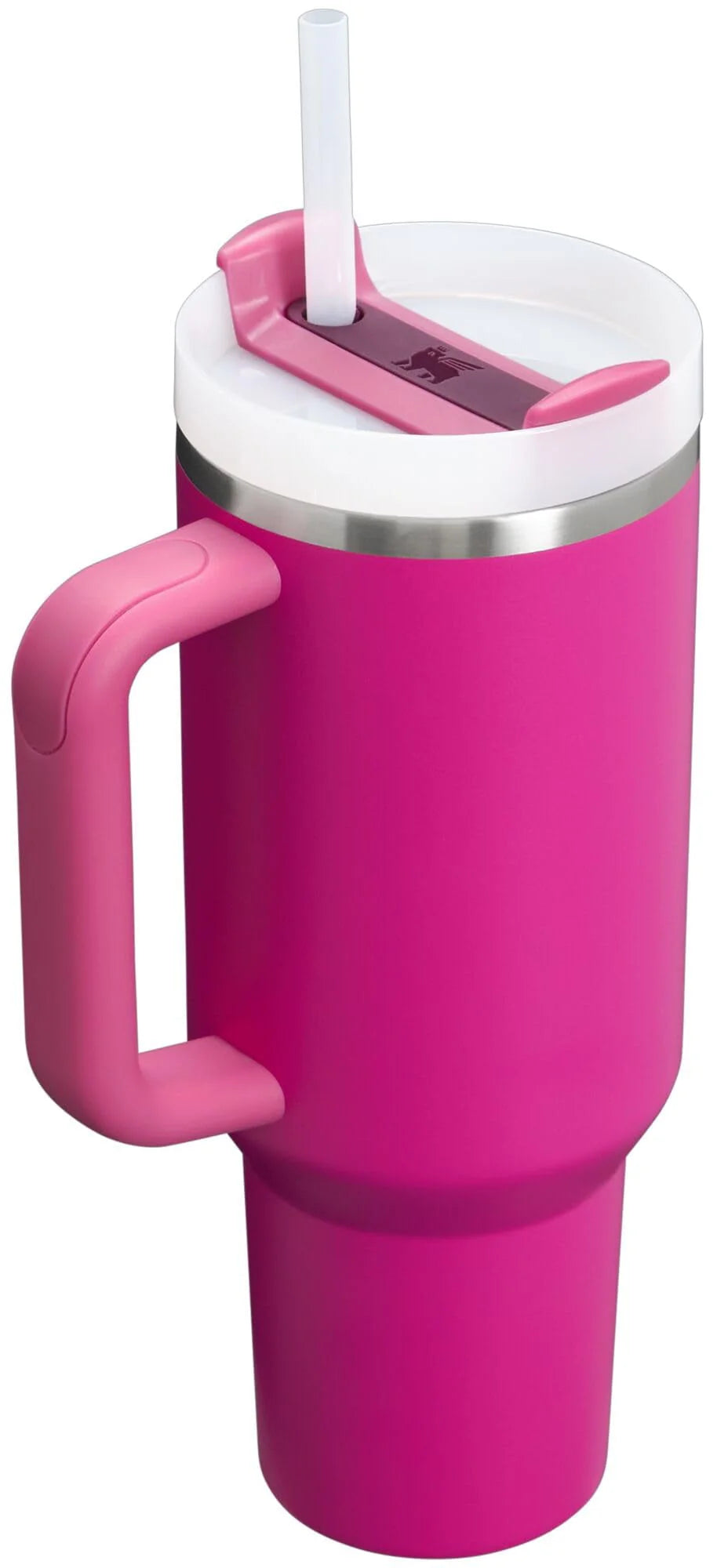 Stainless Steel Vacuum Insulated Tumbler with Lid and Straw 40 oz Fuchsia C973018