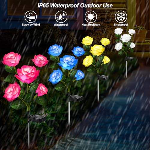 6 Pack Solar Garden Lights K6928