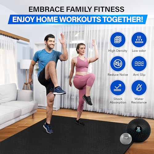 Large 6'x4'x7mm Foam Exercise Mat E4063