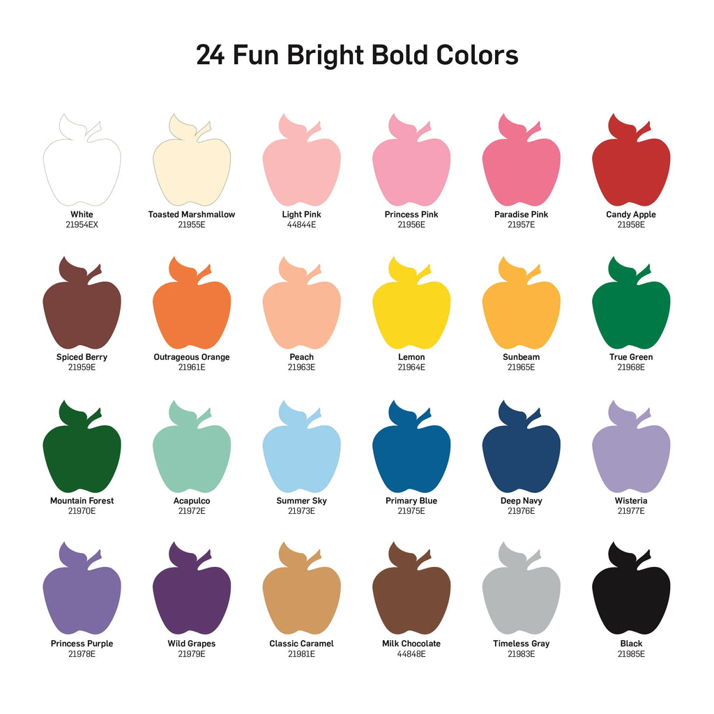 2 oz Multi-color Satin Acrylic Craft Paint (24 Pieces) T433