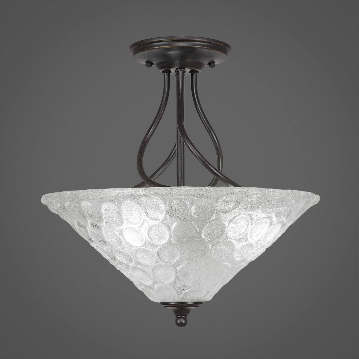 Three Light Semi-Flush Mount I410