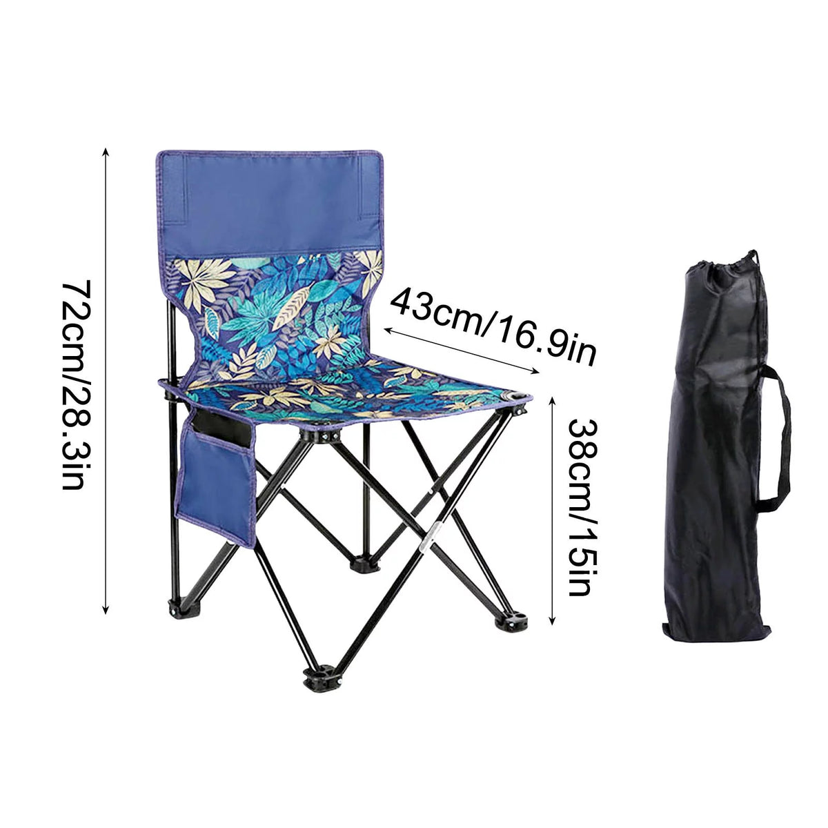 Foldable Camping Chair Oxford Cloth Cushion F541