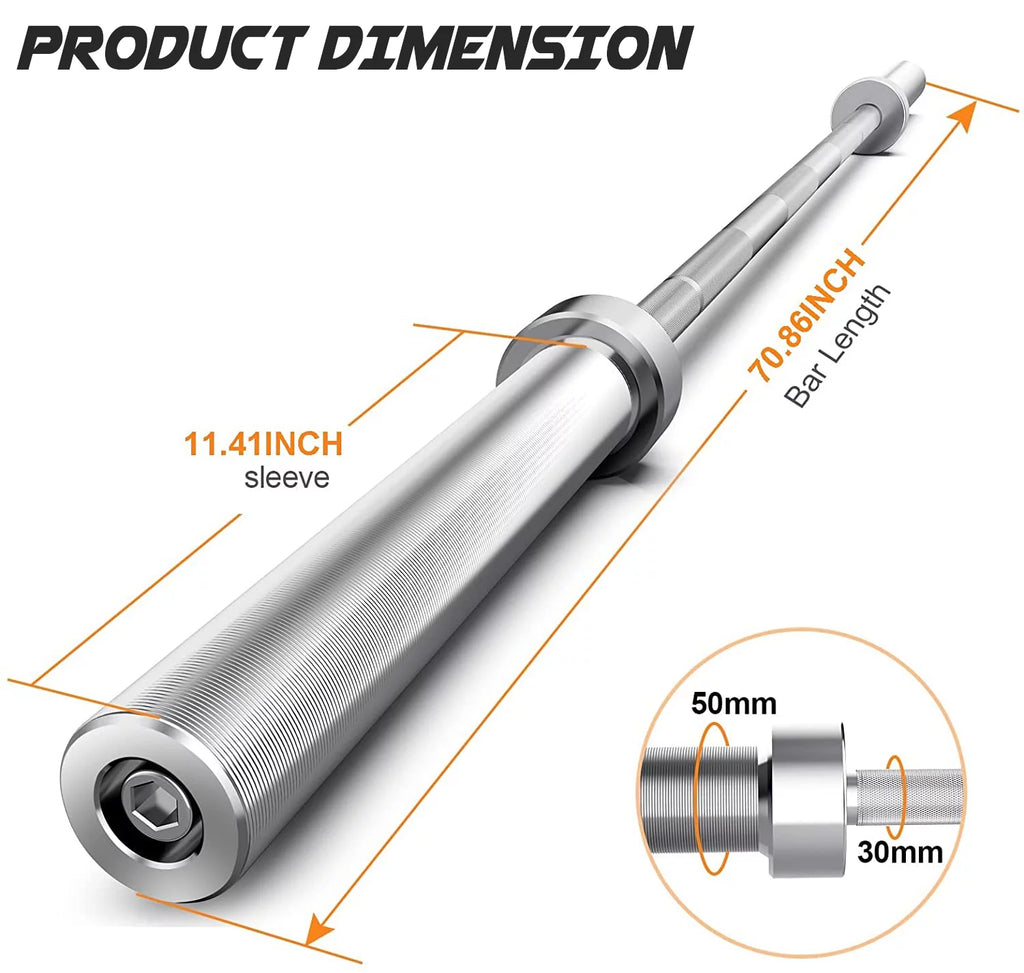 7FT Alloy Steel Olympic Barbell J3317