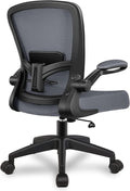 Grey Ergonomic Mesh Office Chair with Lumbar Support W60081