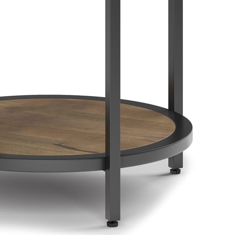 18x22 Metal Round Accent Side Table F2874
