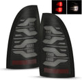 LED Tail Lights Black-Red P1173