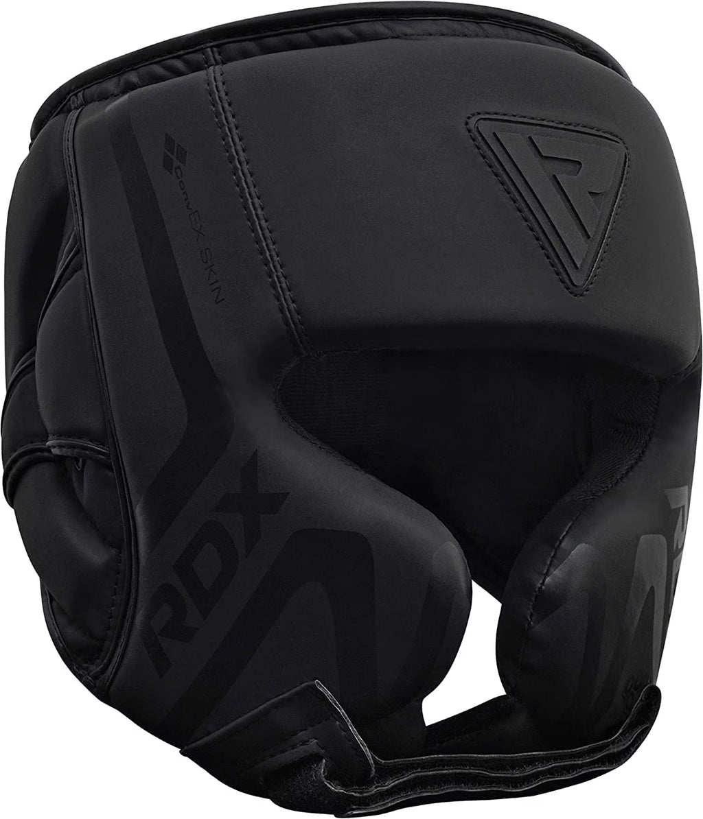 Black Padded Boxing Headgear M48119