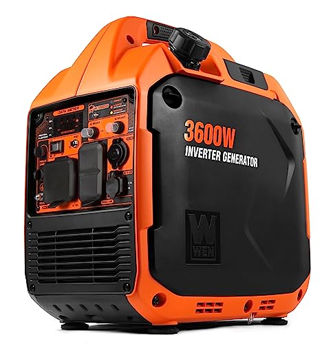 Quiet Lightweight 3600-Watt Dual Fuel Portable Inverter Generator Q91226