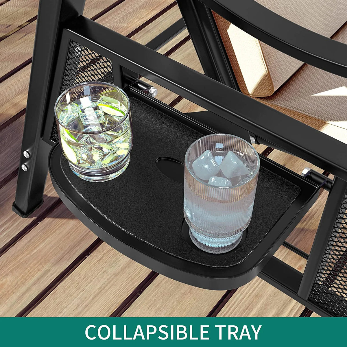 3 Person Outdoor Patio Swing Chair with Adjustable Canopy and Cushion P345